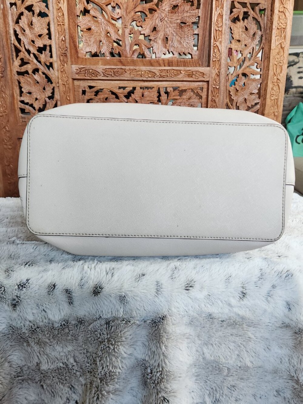 Kate Spade Laurel Way Evangelie Satchel - Almond (Flaws) - Picture 5 of 13